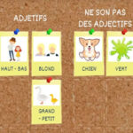 Identifier les adjectifs pour les enfants