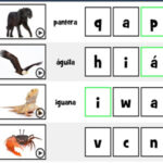 Initiales des Noms d’Animaux en espagnol