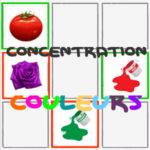 Jeu de CONCENTRATION : : COULEURS – pour les enfants