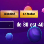 Jeu du Double et de la Moitié pour les enfants