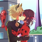 Ladybug et Chatnoir Baiser