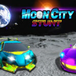 Moon City Stunt : Conduire sur la Lune