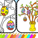 Coloriage dessins de Pâques