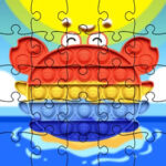 Puzzles Pop-it de crabes