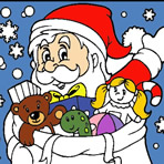 Coloriage du Père Noël