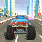 Stationnement d’un Monster Truck