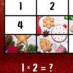 Table de Multiplication de 1 de Noël