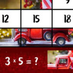 Table de Multiplication de 3 de Noël