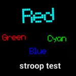 Test Stroop en anglais